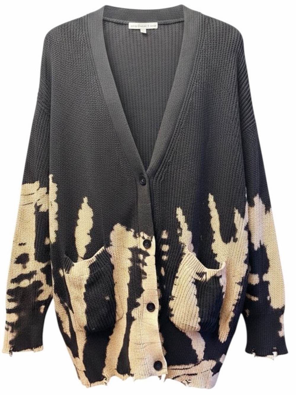 100% Cotton Young Fabulous & Broke (YFB) "Indie" Oversized Cardigan Sweater M/L